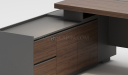 'Nexa' 6 Ft. Office Desk In Pari Walnut