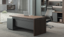 'Nexa' 6 Ft. Office Desk In Pari Walnut