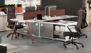 'Orion' Linear Workstation With Side Cabinet