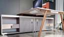 'Orion' Linear Workstation With Side Cabinet
