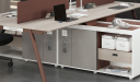 'Orion' Linear Workstation With Side Cabinet