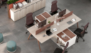 'Orion' Linear Workstation With Side Cabinet