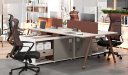 'Orion' Linear Workstation With Side Cabinet