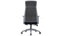 'Streak' High Back Chair In Light Gray Frame