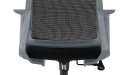 'Streak' High Back Chair In Light Gray Frame