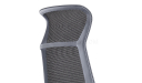 'Streak' High Back Chair In Light Gray Frame