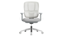 'H2' Medium Back Chair In Light Gray Frame