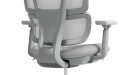 'H2' Medium Back Chair In Light Gray Frame