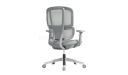 'H2' Medium Back Chair In Light Gray Frame