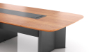 'MT Series' 12 Feet Meeting Table In Walnut Veneer