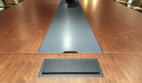 'MT Series' 24 Feet Meeting Table In Walnut Veneer