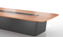 'MT Series' 24 Feet Meeting Table In Walnut Veneer
