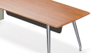 'Varna' 8.5 Feet Desk With Aluminum Alloy Legs