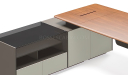 'Varna' 8.5 Feet Desk With Aluminum Alloy Legs