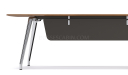 'Varna' 8.5 Feet Desk With Aluminum Alloy Legs