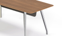 'Varna' 8 Feet Desk With Aluminum Alloy Legs