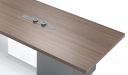 'Nexa' 8 Feet Meeting Table In Pari Walnut