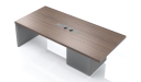 'Nexa' 8 Feet Meeting Table In Pari Walnut