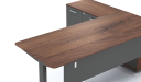 'Up-1' 6.5 Feet Height Adjustable Desk With Side Cabinet