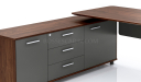 'Up-1' 6.5 Feet Height Adjustable Desk With Side Cabinet