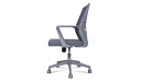 'Spirit' Gray Mesh Office Chair In Light Gray Frame