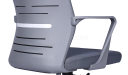 'Spirit' Gray Mesh Office Chair In Light Gray Frame