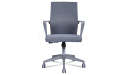 'Spirit' Gray Mesh Office Chair In Light Gray Frame