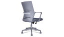 'Spirit' Gray Mesh Office Chair In Light Gray Frame