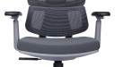 'Clove' High Back Office Chair In Light Gray Frame
