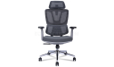 'Clove' High Back Office Chair In Light Gray Frame