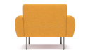 'Fleur' One Seater Sofa With Rounded Armrests