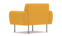 'Fleur' One Seater Sofa With Rounded Armrests