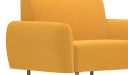 'Fleur' One Seater Sofa With Rounded Armrests