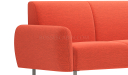 'Fleur' Three Seater Sofa With Rounded Armrests