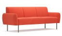 'Fleur' Three Seater Sofa With Rounded Armrests