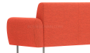 'Fleur' Three Seater Sofa With Rounded Armrests