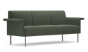 'Fleur' Three Seater Fabric Sofa With Flat Armrests