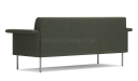 'Fleur' Three Seater Fabric Sofa With Flat Armrests