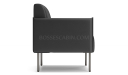 'Fleur' One Seater Leather Sofa With Slim Armrests