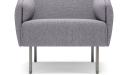 'Fleur' One Seater Sofa With Slanting Armrests