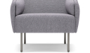 'Fleur' One Seater Sofa With Slanting Armrests