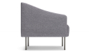 'Fleur' One Seater Sofa With Slanting Armrests