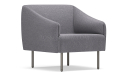 'Fleur' One Seater Sofa With Slanting Armrests