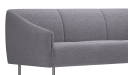 'Fleur' Three Seater Sofa With Slanting Armrests