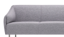 'Fleur' Three Seater Sofa With Slanting Armrests