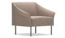 'Fleur' One Seater Sofa With Curved  Armrests