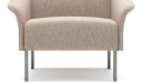 'Fleur' One Seater Sofa With Curved  Armrests