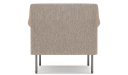 'Fleur' One Seater Sofa With Curved  Armrests