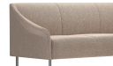 'Fleur' Three Seater Sofa With Curved  Armrests