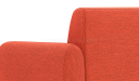 'Fleur' Single Seater Sofa With Rounded Armrests